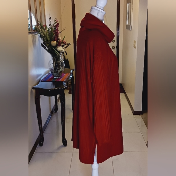 Women's Cowl Neck Long Sleeve Sweater Large - Picture 2 of 8